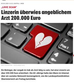 20200605 Linz - Istanbul LOVE SCAM Trickbetrüger erleichtert Linzerin um 200000 Euro.jpg